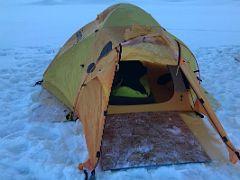 02A My Tent Is Ready After Arriving At Our Bylot Island Camp On Floe Edge Adventure Nunavut Canada